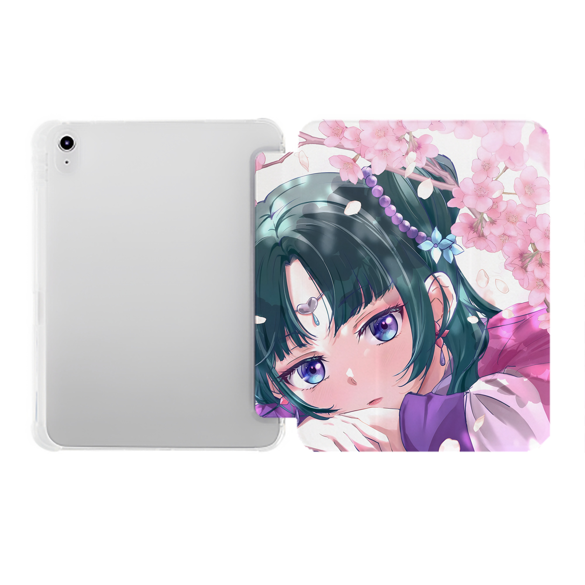 （画像用） 薬屋のひとりごと The Apothecary Diaries IPad ケース ペン収納付き 三つ折りスタンド PUレザー×シリコン 対応機種9.5/10.5/10.9インチ